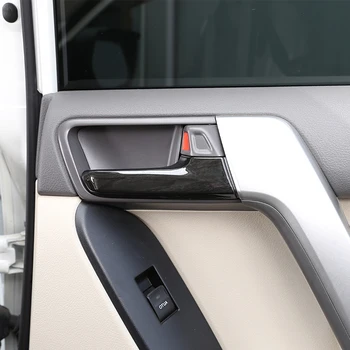 Pentru Toyota Land Cruiser FJ150 Prado 150 2010-2018 Negru Lemn de Cereale Masina ABS Interior Mânerul Portierei Tapiterie Auto Accesorii 4buc