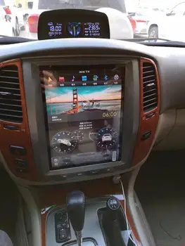 Pentru Toyota Land Cruiser LC100 2003-2007 Tesla styel Android 9 DVD Auto Navigatie GPS Radio AutoStereo Multimedia Playere Unitatii