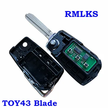Pentru Toyota Prado 120 RAV4 Kluger FCC ID: 50171 60081 60030 2 Buton Modernizate Flip de la Distanță Telecomanda 433 MHz 304.2 Mhz 4C 4D67 Cip