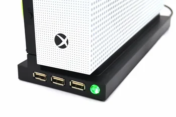 Pentru un Xbox Slim One S Ventilatorului de Răcire de Bază Titularul Cooler Stand Vertical W/ Încărcare Stație de Andocare Încărcător husa Silicon X-one S