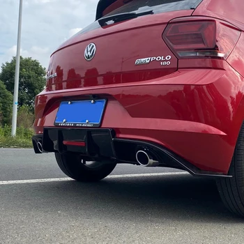 Pentru Volkswagen Polo 2018 2019 2020 Model Nou, Material ABS Masina Bara Spate Difuzor Spoiler Cu Lumina de Frână
