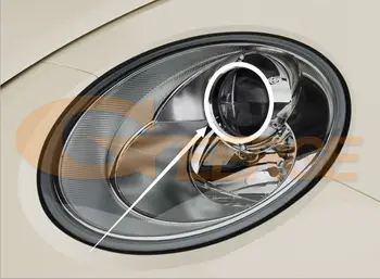 Pentru Volkswagen VW Beetle 2006 2007 2008 2009 2010 RF de la distanță Bluetooth APP Multi-Color Ultra luminoase RGB LED Angel Eyes kit