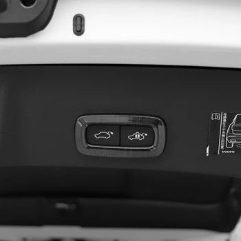 Pentru Volvo XC60 2018 2019 2020 Oțel Inoxidabil Car Styling Coada Electric Portbagaj Butoane de Comutare Acoperire Cadru Trim Accesorii