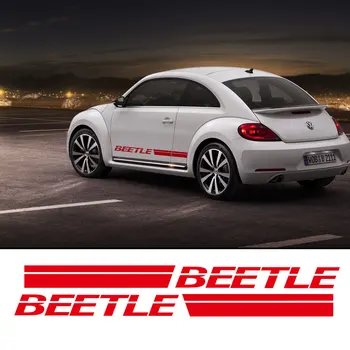 Pentru VW Beetle Pentru Volkswagen Beetle caroserie Autocolant Personalizate Motorsports Ușa Laterală Benzi Autocolante, Decal