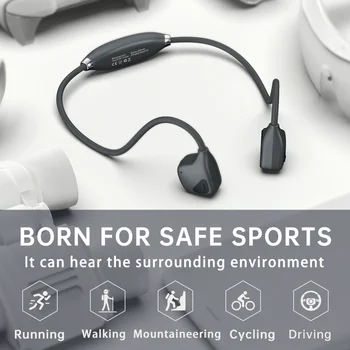 Pentru Xiaomi, Huawei, Sony Wireless Bluetooth Headset Sport HD Stereo Anulare a Zgomotului căști Conducție Osoasă Căști cu Microfon