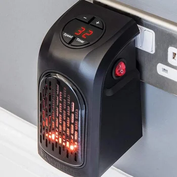 Perete Incalzitor Electric Mini Ventilator de Încălzire Cald Blower Desktop de uz Casnic de Perete la Îndemână Soba de Încălzire Radiator Cald Masina pentru Iarna
