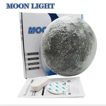 Perete LED Noapte cu Lună Lumina Lămpii Cu Control de la Distanță de Vindecare de Relaxare Luna a CONDUS Lumina de Noapte cu Decor interior led lumina de perete