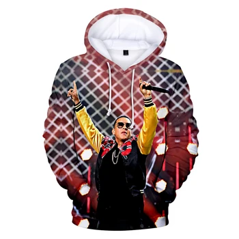Personalitate WAMNI Daddy Yankee Hanorace Hanorac Hip Hop Casual Streetwear Hanorac Pulover Poliester Unisex Vrac