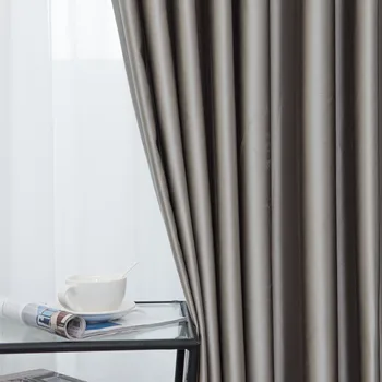 Personalizare terminat cortina High-end amestec de matase de simulare cortina de lux stil modern perdele pentru camera de zi dormitor
