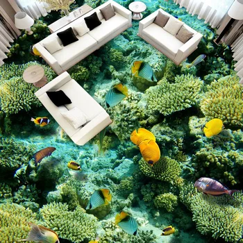 Personalizate 3D Podea Murală Tapet Ocean Lume, Living, Baie Etaj Decorațiuni Murale din PVC autoadezive Etaj Tapet