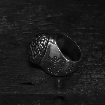 Personalizate din Oțel Inoxidabil Creierul inel cu Pecete bărbați Punk Rock Gotic Bijuterii Dark Souls Accesorii Cadou Pentru Soțul OSR692