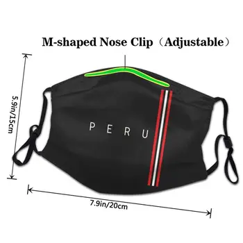 Peru Pavilion Non-Unică Folosință Masca Clasic Design Personalizat Anti Praf Capacul De Protecție Respiratorie Gura Mufla