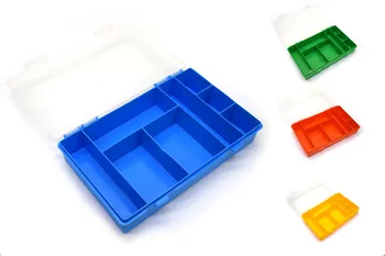 Pescuit, box, sclipici cutie, pentru cârlige, pentru wobbler. Pentru jig. Cutie din plastic, culori din gama.