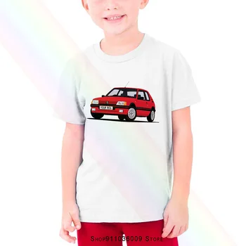Peugeot 205 Gti 16 Mașină de Artă pentru Copii T-shirt Personaliza