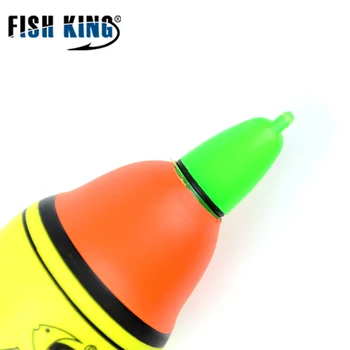 PEȘTE KING 2 buc Flotoare de Pescuit Electronice Inteligente Lumina Bobber 30g/40g/50g Pește Avansate de Plastic EVA Float Bite Alarm