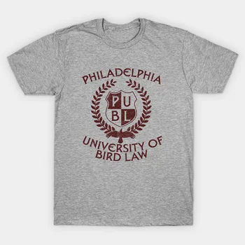 Philadelphia Universitatea De Pasăre Legea T - Shirt Mereu Însorită Tricou Parodie Colegiul Birdlaw Pasăre Amuzant Universitatea Sale