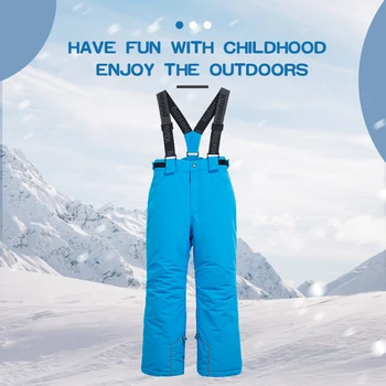 PHMAX de Schi pentru Copii Costum Fată Băiat de Sport în aer liber Snowboard Set de Sacou Copii Respirabil, Vânt Zăpadă de Funcționare Echipament de Schi