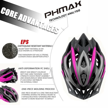 PHMAX Pro Femeile de Bicicletă Căști de protecție 2020 ultralight MTB Casca de Biciclete de Munte Biciclete Rutier Turnata Casca Ciclism