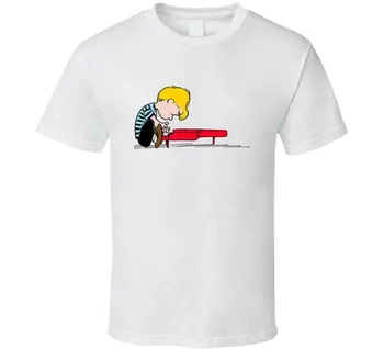 Piano Man Alune Schroeder T-Shirt Mens Tee Multe Culori Fan Cadou De La Noi Graphic Tee Shirt