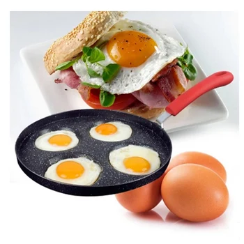 Piatră Maifan mic dejun pan patru găuri ou prajit mucegai non-stick tigaie cu fund plat ou prajit dispozitiv de uz casnic, ustensile de bucătărie