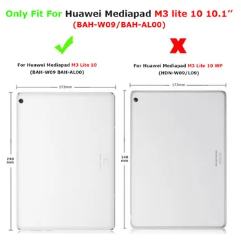 Piele Caz Pentru Huawei MediaPad M3 Lite 10 10.1 
