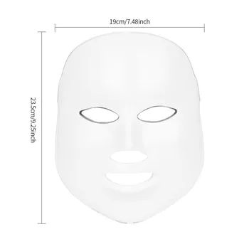 Pielea Foton cu LED Masca Faciala pentru Îndepărtarea Ridurilor Masca 7 Culoare Lumina Tratament de Albire a Pielii Mască Facială de Întinerire a Pielii de Îngrijire 35