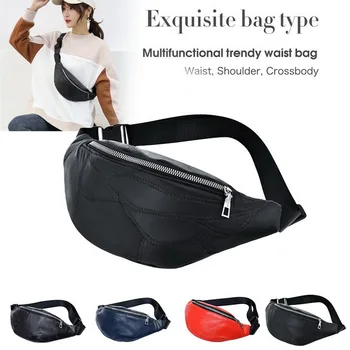 Piept sac de talie pachete pentru unisex femei Pu piele borsete femei de Moda de înaltă calitate, curea de piept saci de Mare Capacitate