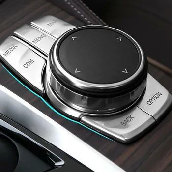 Piese Buton Trim Consola de Acoperire Autocolant Pentru BMW X3 G01 Perioada 2018-2019 Accesorii de Argint