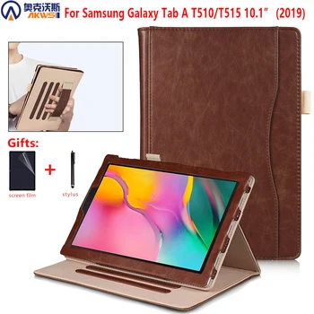 Pietoni Magnetice Caz pentru Samsung Galaxy Tab 10.1 2019 T510 T515 PU Piele husa pentru Samsung Tab 10.1 SM-T510 /T515