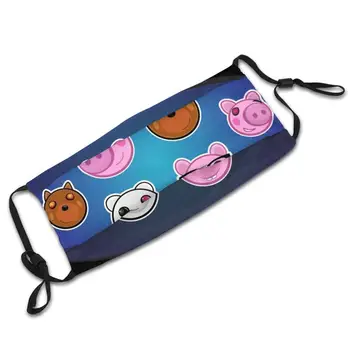 Piggy Și Prietenii - Joc De Caractere Mască Filtru Lavabil Vara Fierbinte De Vânzare Gura Măști De Porc Porc Porc Porc Porc Porc Pentru