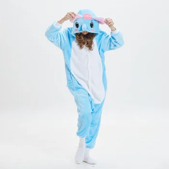 Pijamale flanel Set Kigurumi Femei de Iarnă Adulți Copii Animale pijama Unicorn Totoro Panda Desene animate, Copil, Femeie, Barbati Anime Cosplay