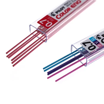 Pilot PLCR-7 Culoare Eno Creion Mecanic - 0,7 mm 8 tuburi/lot Rosu/Violet/Albastru/Albastru deschis/Verde Școală și Rechizite de Birou