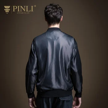 PINLI 2020 Primăvara anului Nou Slim-fit Țesute Sport Luminos Confortabil Barbati Casual Sacou Haina de Înaltă Calitate de Îmbrăcăminte pentru Bărbați B201104061