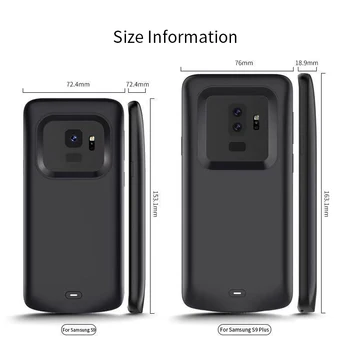 PINZHENG 5200mAh Baterie Caz Pentru Samsung S9 Plus Caz de Încărcare Pentru Samsung S9 Portabil 4700mAh Banca de Putere Încărcător