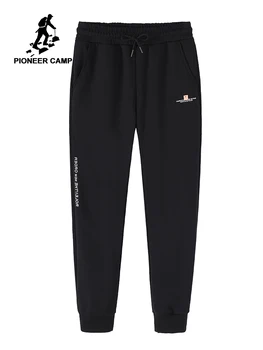 Pioneer Camp Nou Negru Pantaloni de Trening Barbati Streetwear Cauzalitate Fahsion Scrisoarea Imprimate Canadiană Joggeri de sex Masculin AZZ901597A