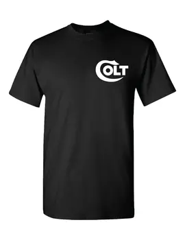 Pistol Colt Logo-ul T Shirt Tee 2-a Modificare a Sprijini Drepturile de Arma Vanatoare Trump Pușcă
