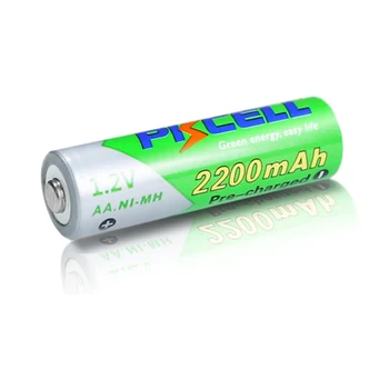 PKCELL 4PC 1.2 V 2200mAh Baterie AA NiMH Baterii Reincarcabile Scăzut de Auto-Descărcare de gestiune Ni-MH Bateria pentru Camera