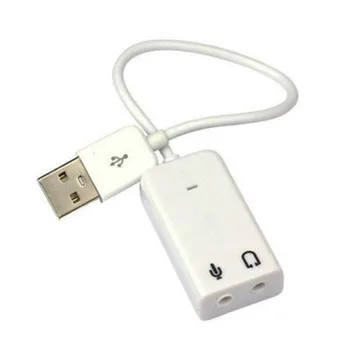 Placa de Sunet USB Virtual 7.1 3D Extern USB Adaptor Audio USB cu Jack de 3,5 mm pentru Căști Micphone placa de Sunet pentru Laptop Notebook