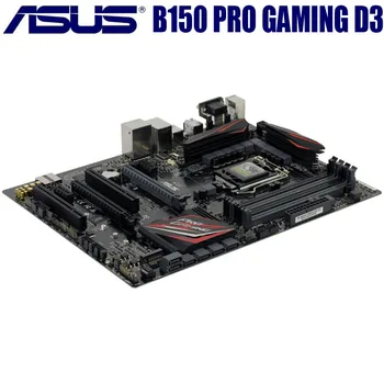 Placi de baza Asus B150 Pro Gaming D3, socket LGA 1151 a 6-a generație Core i7, i5 si i3 Placa de baza DDR3 pentru Overclocking 64GB PCI-E 3.0 M. 2 Folosit