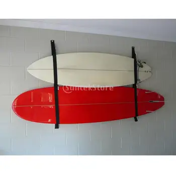 Placă de surf Longboard Sling de Stocare de Perete Fixare Curea / Sistem de Rack SUP Garaj Cuier Keeper - Deține 2 Placi
