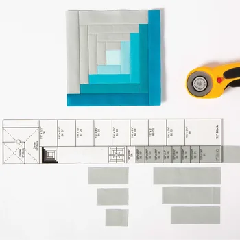 Plapuma manual Template-uri de Mozaic Conducător DIY Quilting Rigla Patchwork pentru joasă shank interne mașină de cusut # LCR01
