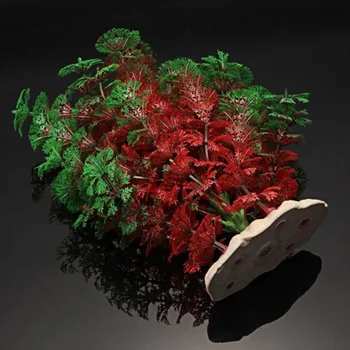 Plastic Artificiale de Apă de Plante Iarbă Acvariu Rezervor de Pește Ornament Decor Nou 50JD