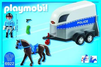 Playmobil Police asamblate blocuri de constructii pentru Copii Jucărie Cadou de Ziua de nastere