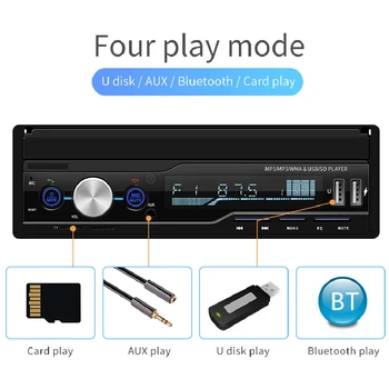 Pliabil Ecran Tactil Player de Înaltă definiție, Radio, Video MP5 Player Multimedia Dual USB Handsfree Bluetooth Pentru Windows Ce T100