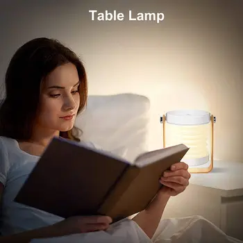 Pliabil portabil USB Reîncărcabilă Touch Control Lumina de Noapte Lampă de Masă pentru Dormitor, Noptiera, Lectură, camping