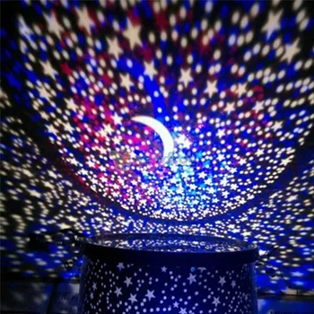 Plin de culoare LED-uri USB Lampa de Proiecție LED Lumina de Noapte Proiector Cer Instelat Star Luna Maestru Copii Copii Copii Dorm Romantic