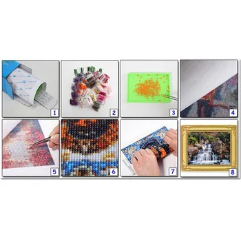 Plină Piața de Foraj 5D DIY Creative imagini șobolani blugi cameră diamant pictura Cross Stitch 3D Kituri de Broderie decor acasă H40
