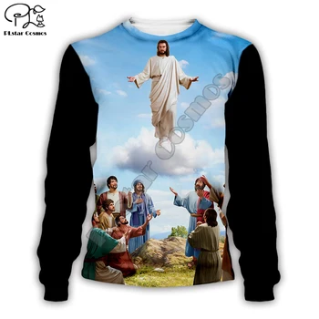 PLstar Cosmos Creștin Catolic Isus Retro Streetwear Amuzant Noua Moda Pulover 3DPrint Fermoar/Hanorace/Jachete/Jacheta A13