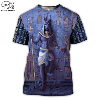 PLstar CosmosHorus Vechi Horus, Zeul Egiptean Ochi din Egipt Faraon Anubis fata 3dPrint tricou Barbati/Femei Unisex Streetwear S-2