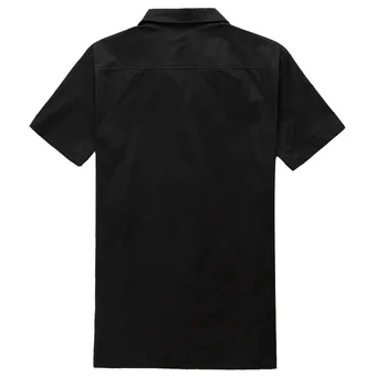 Plus Dimensiune Bărbați de 50 de Îmbrăcăminte de sex Masculin Maneca Scurta Mozaic Rockabilly Stil Casual Bluza din Bumbac Barbati pentru Bowling Tricouri Rochie